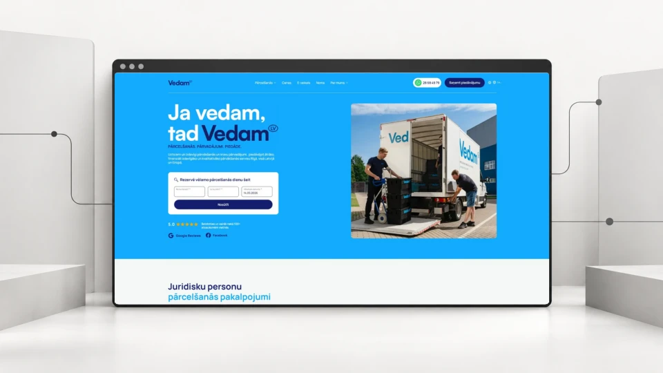 Vedam e-komercijas risinājums ar produktu pārdošanu un kastu nomu