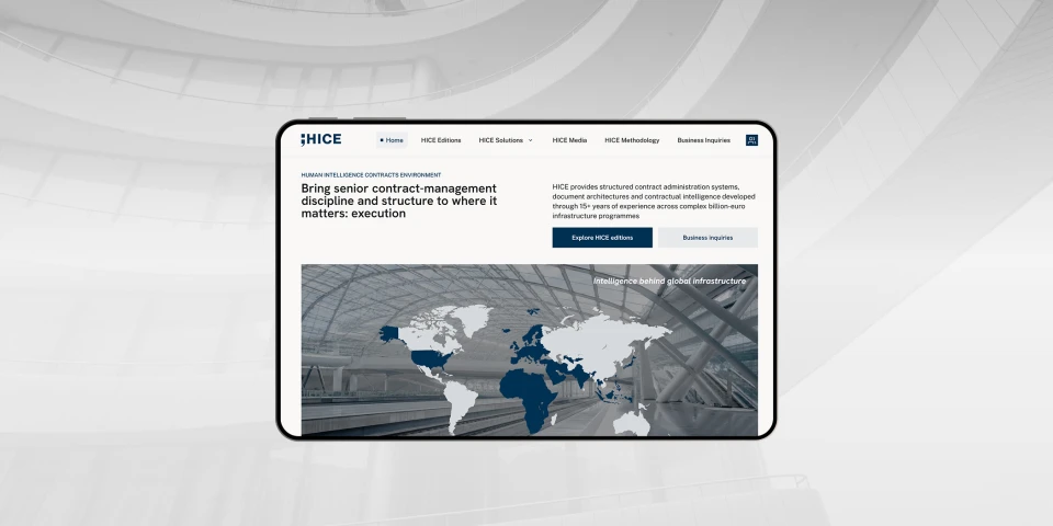 HICE Group WordPress e-komercijas mājaslapa desktop