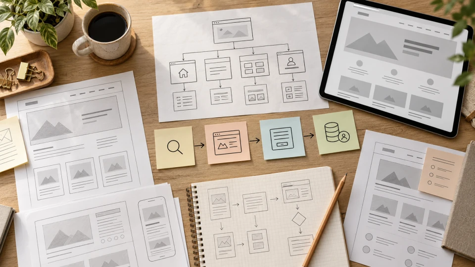 Business website creation with structure, UX/UI and SEO