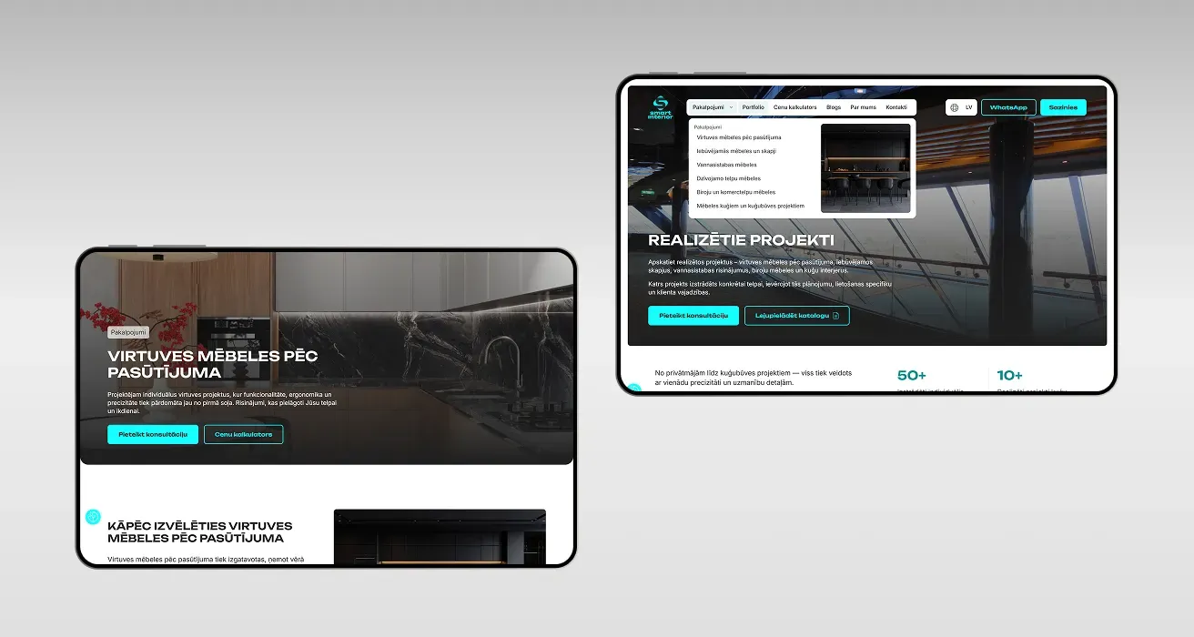 Smart Interior website